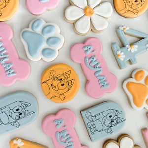 Bluey Royal Icing Cookies 1 Dozen