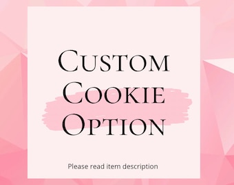 Custom Royal Icing Cookies Your Design of Choice 1 Dozen