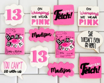 Mean Girls Royal Icing Cookies 1 Dozen
