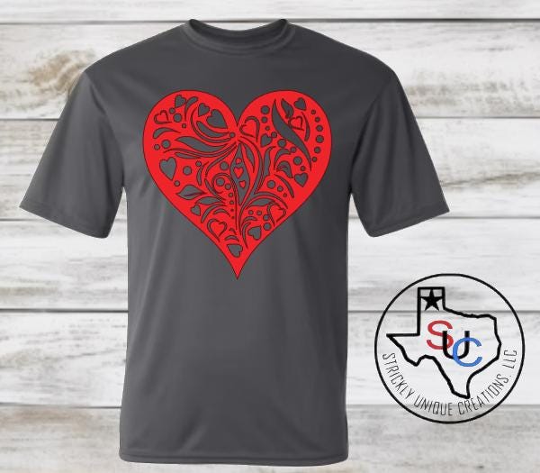 Heart Filigree SVG PNG DXF, Eps - Cuttable, Laser Cut File, Cnc Router ...