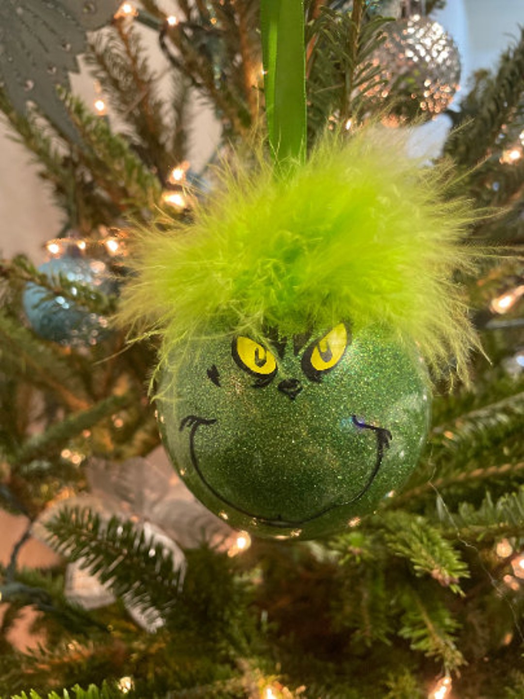 GRINCH Christmas Ornament Etsy