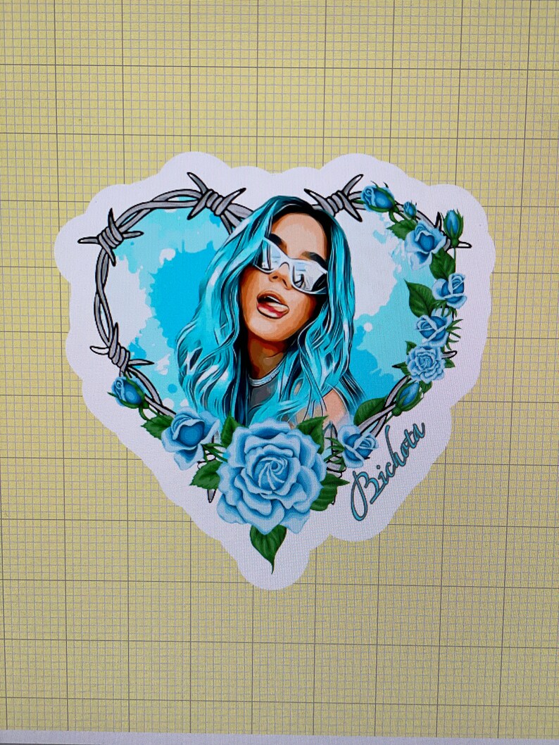 Karol G Waterproof Sticker, Car Decal, Computer Decal Etsy