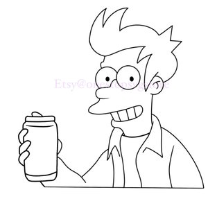 PNG Futurama Fry Slurm