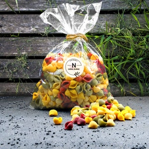 Mixed Vegetable Pipe Pasta 300 gr, healthy supplementary food for your babies