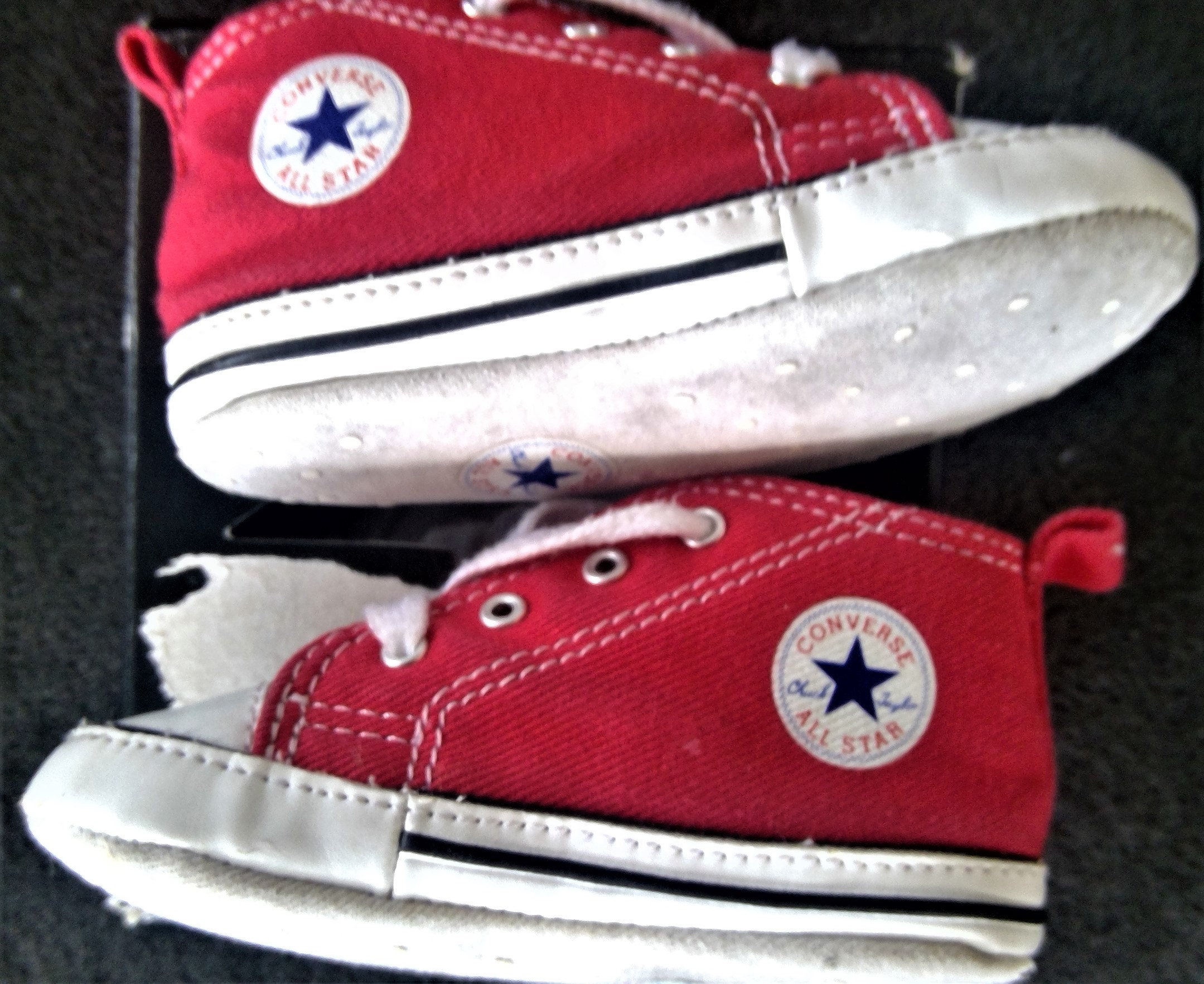 impacto superstición Paseo Baby Converse Shoes - Etsy Australia