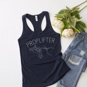 Funny Plant Shirt, Proplifter Racerback Tank Top, Gift For Plant Lovers, Gift For Her, Houseplant Enthusiast, Crazy Plant Lady