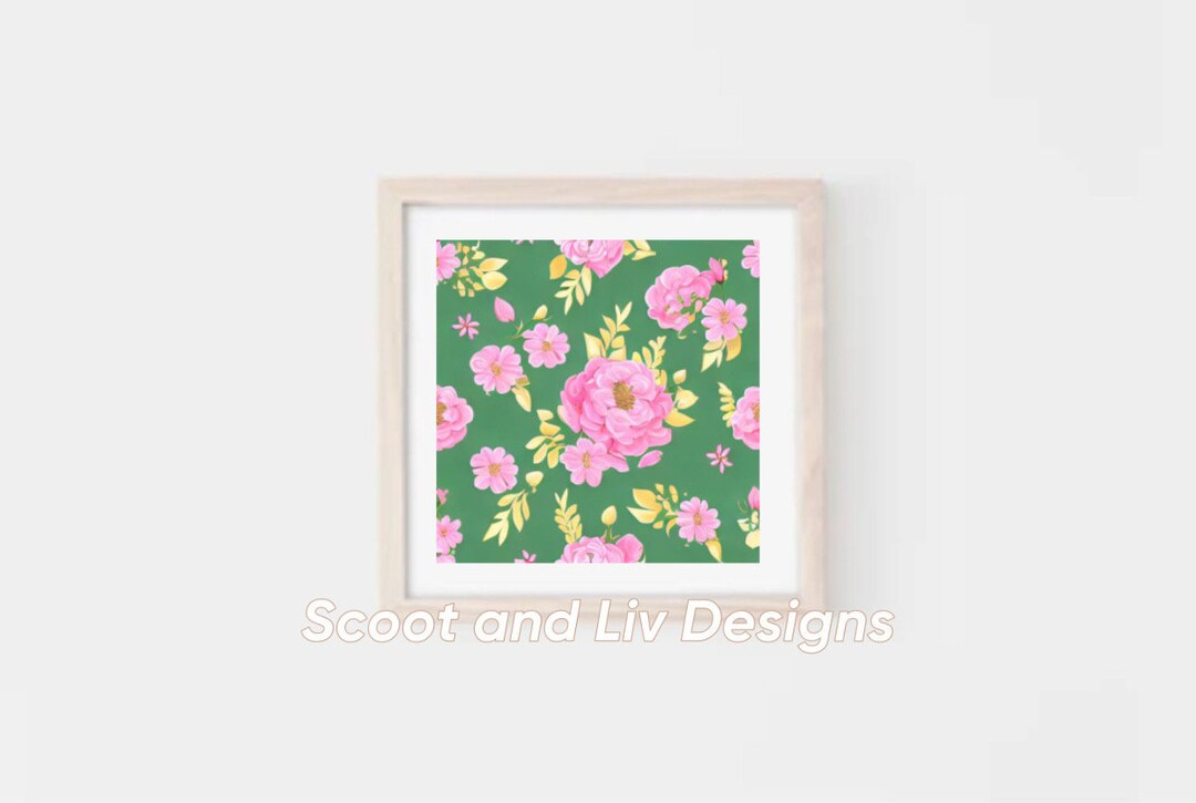 Floral Print Digital/printable Wall Art Etsy
