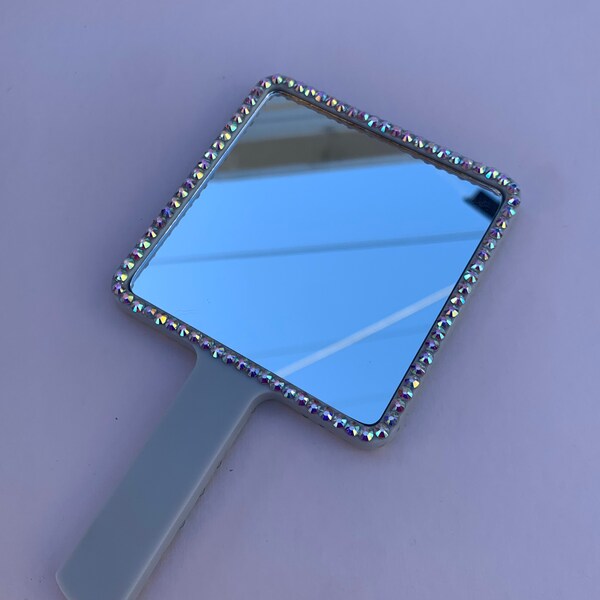 Hand Held Mirror Etsy