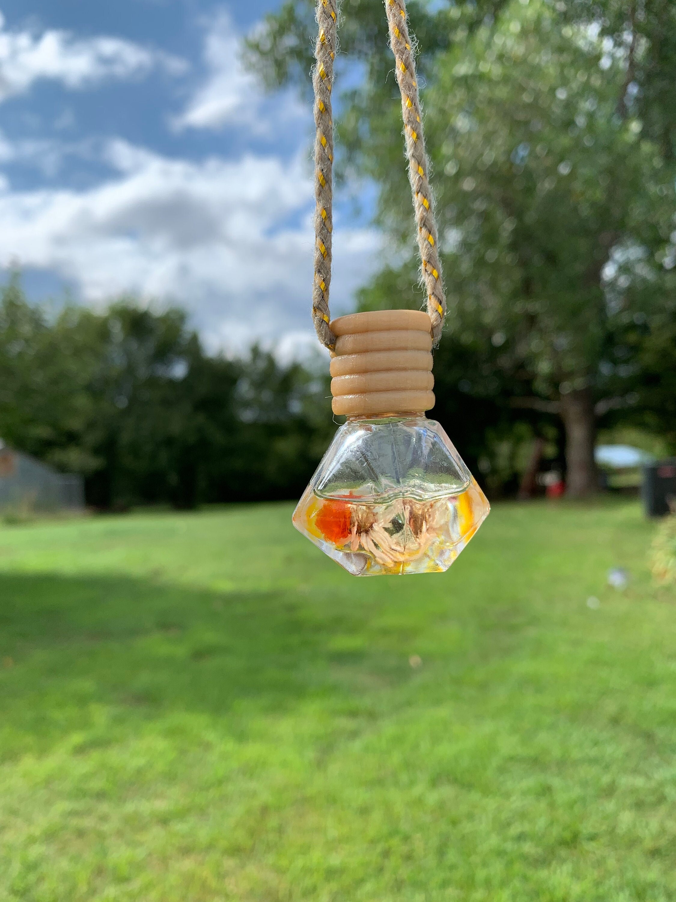 Car Diffuser Hanging Glass Scent Diffuser Etsy UK