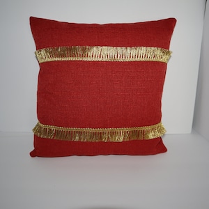 Fall Accent Pillow | Fall Leaves Pillow | Autumn Pillow | Throw Pillow | 12x12 Pillow