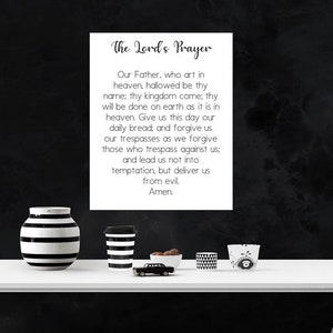 The Lord&#39;s Prayer Posters