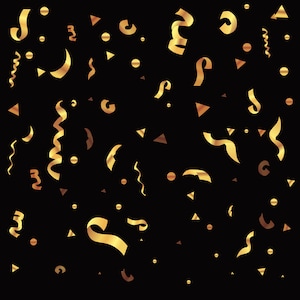 Afstuderen en viering Geanimeerde Confetti GIF voor presentaties of achtergronden
