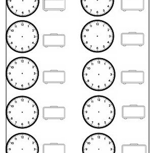 Telling the Time Worksheets (word Problems, Digital and Analog Clocks ...