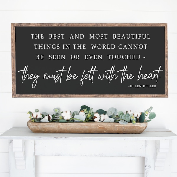 Meijiafei Farmhouse Wooden Sign with Inspirational Saying