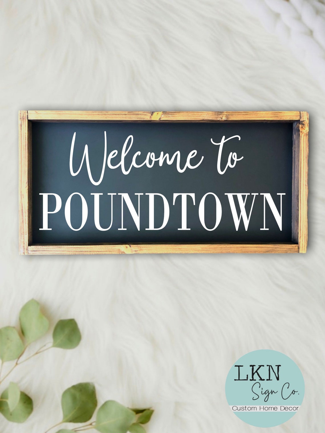 to Poundtown Wood Sign Bachelor Room Decor Above Etsy
