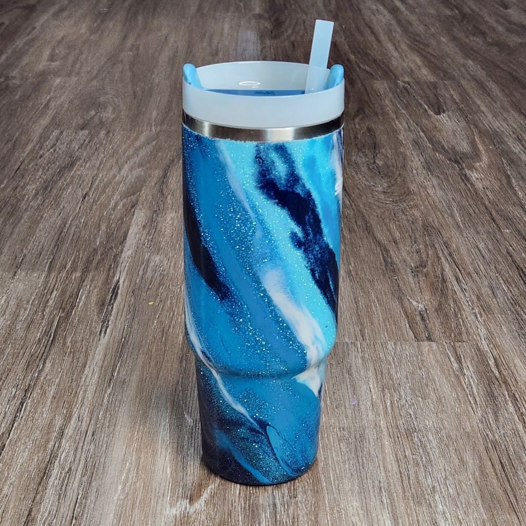 Red, White, and Blue Milky-way Stanley Tumbler MADE TO ORDER 