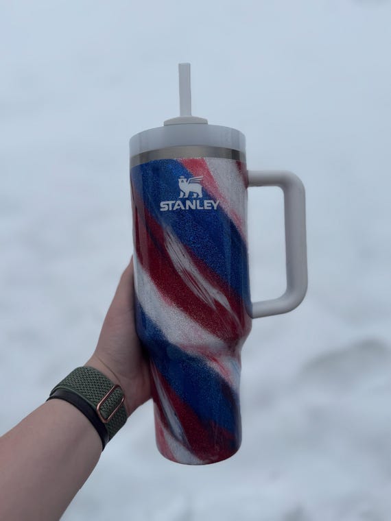 Red, White, and Blue Milky-way Stanley Tumbler (MADE TO ORDER) - Etsy