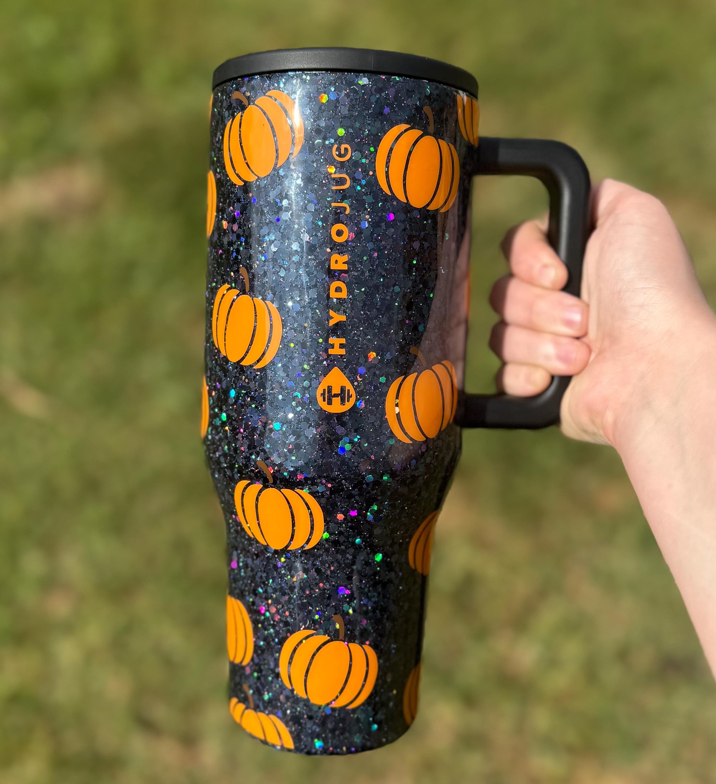 Pumpkin Glitter Hydrojug|stanley|brumate|owala Halloween Stanley