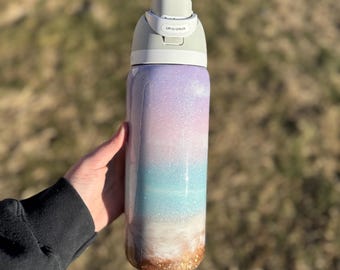Vaso Owala de Playa Pastel (HECHO A PEDIDO)