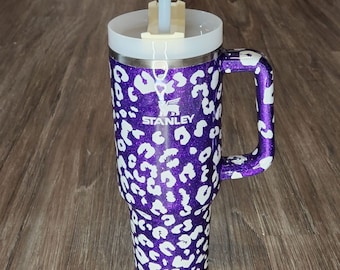 Leopard Print Custom 40oz Stanley (MADE TO ORDER)