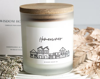 Homeowner Candle, Housewarming Gift, New Home Gift, First Home Gift, Home Sweet Home, Realtor Closing Gift, Real Estate, Handpoured Candle