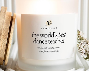 Gift for Dance Teacher, Choreographer End of Season Gift, Dance Studio, Dance Coach Gift, Dance Lover, Ballet Gift, Dance Team Recital Gift