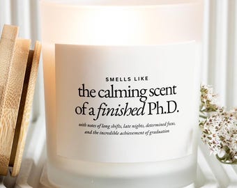 Doctoraatscadeau, grappig doctoraatscadeau, doctoraatsafstuderen, doctoraat, grappige kaars, doctoraat, nieuwe dokter cadeau voor haar