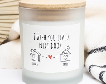 I Wish You Lived Next Door, Best Friend Gift, Sister Gift, Long Distance Gift, State to State, Moving Away Gift, Friend Moving