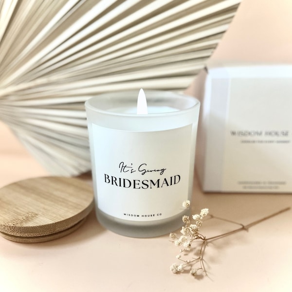 It's Giving Bridesmaid, Bridesmaid Gift, Proposal Gift, Bridesmaid Candle, Be My Bridesmaid, Bridesmaid Box Ideas, Bridal Shower Favors