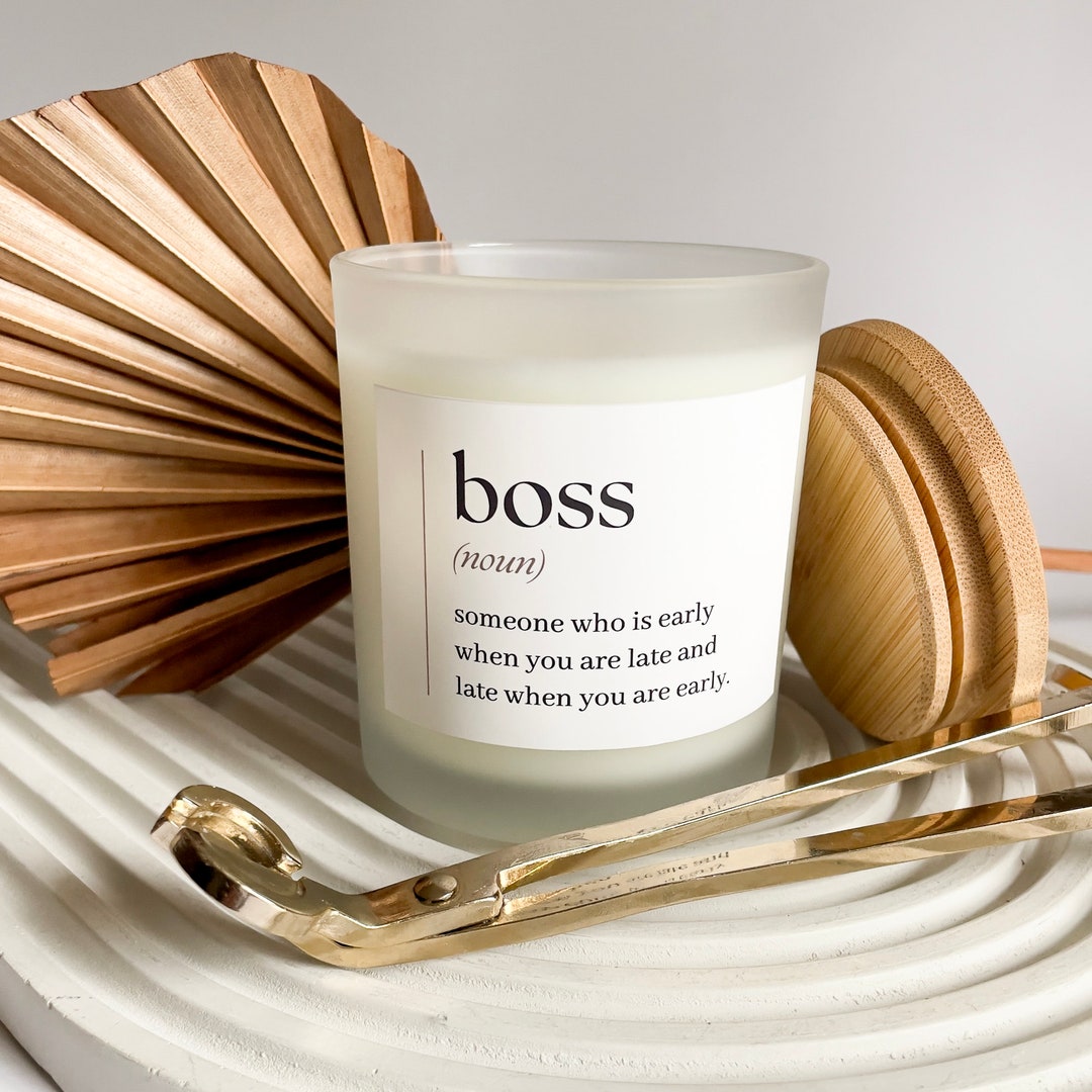 Boss Candle, Funny Candle, Gift for Boss, Gift From Employee, Boss Gift