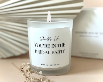 Smells Like You're in the Bridal Party, Bridesmaid Proposal, Bridesmaid Gift Box, Bridesmaid Candle, Bridesmaids Gifts, Wedding Party