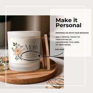 Mom I've loved you my whole life, Sentimental Mom Gift, I Love You Mom, Mothers Day Candle, First Time Mom, Gift from Daughter, Cute candle image 2