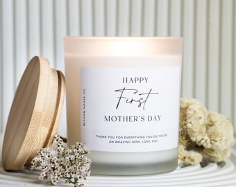 First Mothers Day, Mothers Day Gift, Personalized Gift, Mom Gift, New Mother Gift, Mothers Day Candle, New Mom Gift, Expecting Mom Gift