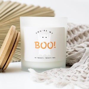 Du bist mein Boo, Halloween-Geschenk, süßer Geist, Herbstkerze, Halloween-Dekor, Bester Freund Geschenk, lustige Kerze, Freundkerze