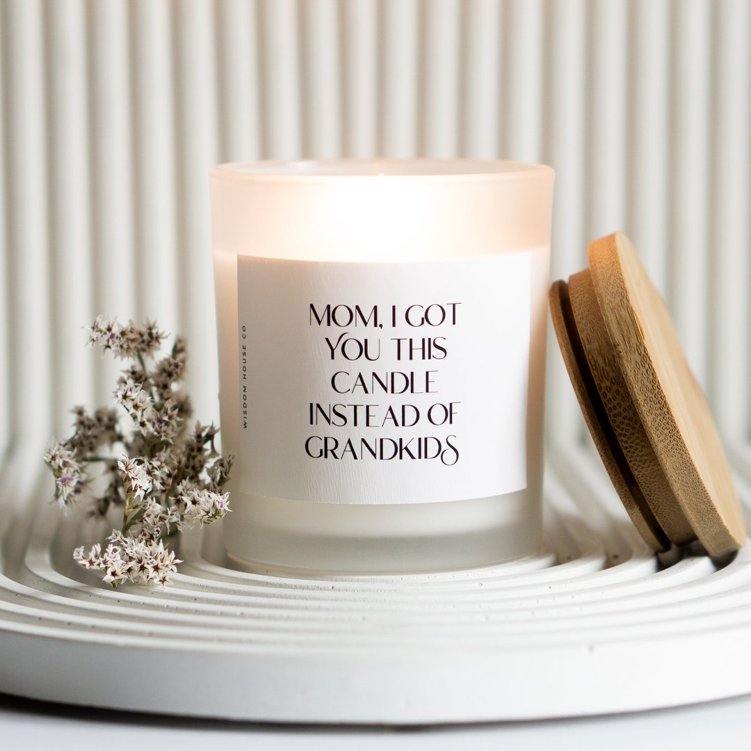 I Got You This Candle Instead of Grandkids, Mothers Day Gift, Funny ...