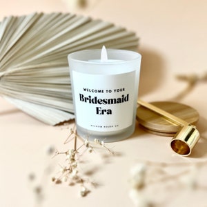Welcome to Your Bridesmaid Era, Bridesmaid Candle, Bridesmaid Proposal, Bridesmaids Gifts, Proposal Box, Bridal Party Gift, Bridal Party Box