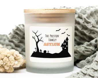Personalized Family Halloween Candle, Halloween Gift, Personalized Candle, Halloween Decor, Funny Halloween, Halloween Gifts, Fall Candle