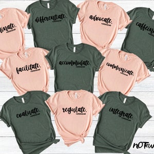 Sonderpädagogik Team Shirts; Außergewöhnliches Bildungsgruppe Shirt