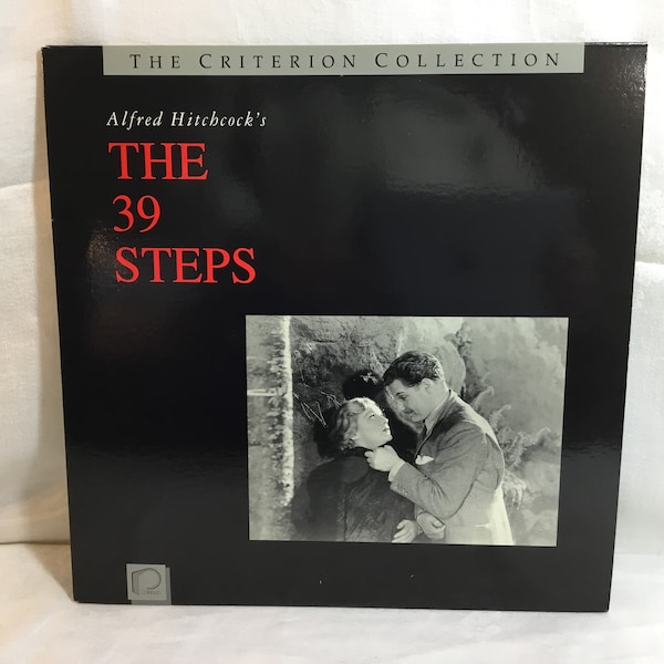 Vintage 1985 Alfred Hitchcock's The 39 Steps The Criterion Collection CLV Laserdisc LD Movie Digital Sound Robert Donat Madeleine Carroll