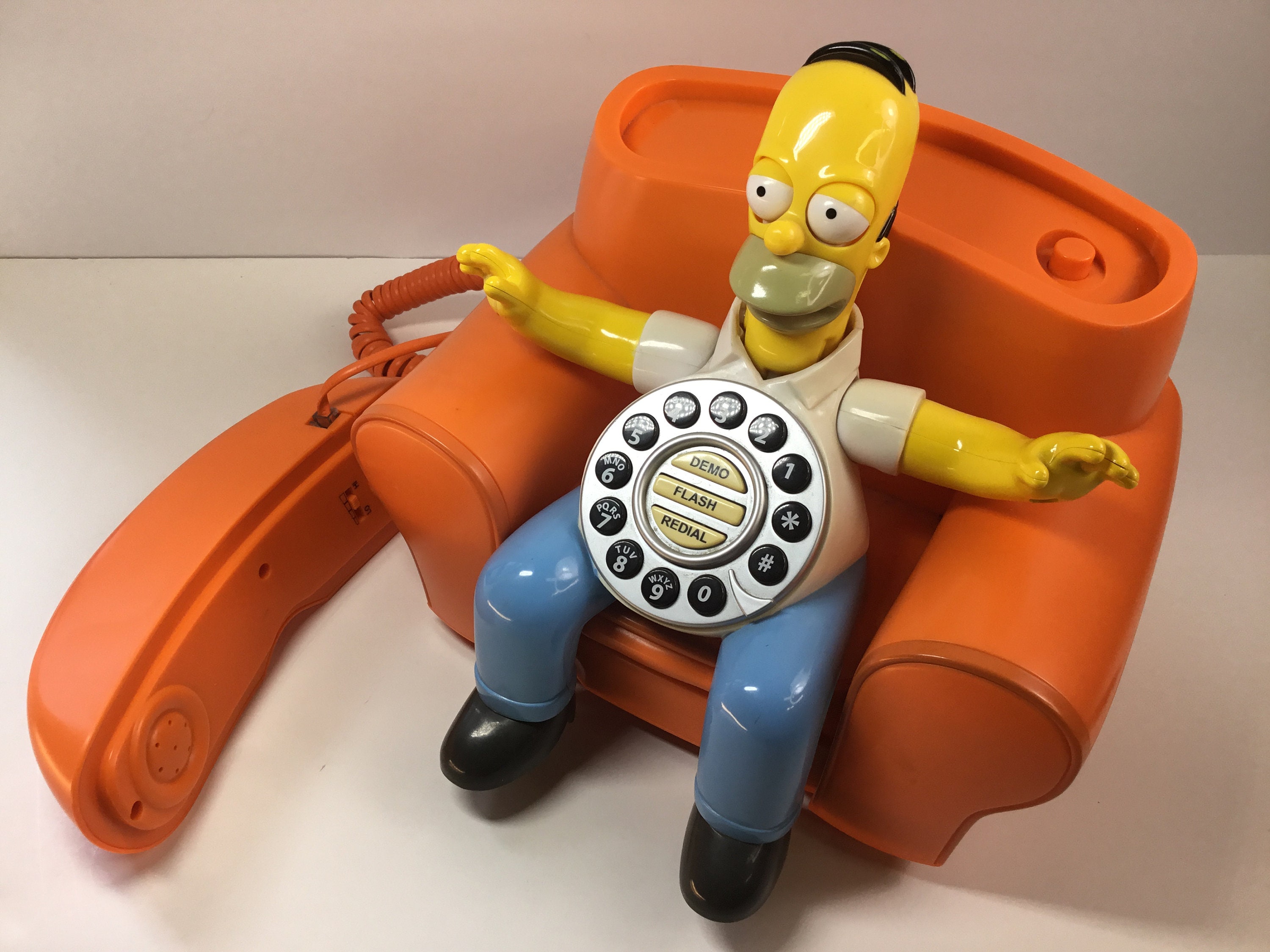 Vintage Rare Homer Simpson Animated Talking Phone Telephone