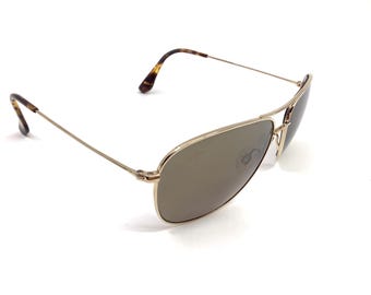 Maui Jim Sunglasses Cliff House  247-16 Gold  Eyewear Frames Only