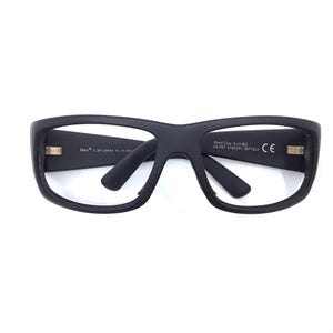May include: Black rectangular eyeglasses with thick frames. The glasses have a matte finish and a classic design. Text on the inside of the frame reads "Maui" and "World Cup S1G BG". The glasses are set against a white background.