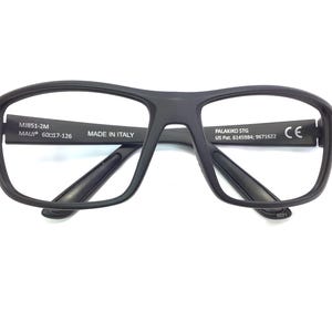 Maui Jim Sunglasses PALAKIKO 851-2M Matte Black Eyewear Italian Frame Very RARE Eyeglasses Frame Only