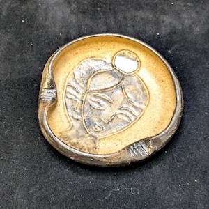 Kanadischer Kunstkeramik-Aschenbecher aus den 60er Jahren