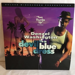 Vintage 1996 Devil in a Blue Dress Deluxe Widescreen Edition Laserdisc LD Dolby Surround Movie Denzel Washington Don Cheadle Jennifer Beals