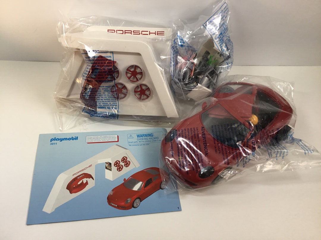 NEW IN BOX Rare Store Display Playmobil Porsche 911 Carrera S Red Model  3911 Collectible Toys Made in Germany -  Norway