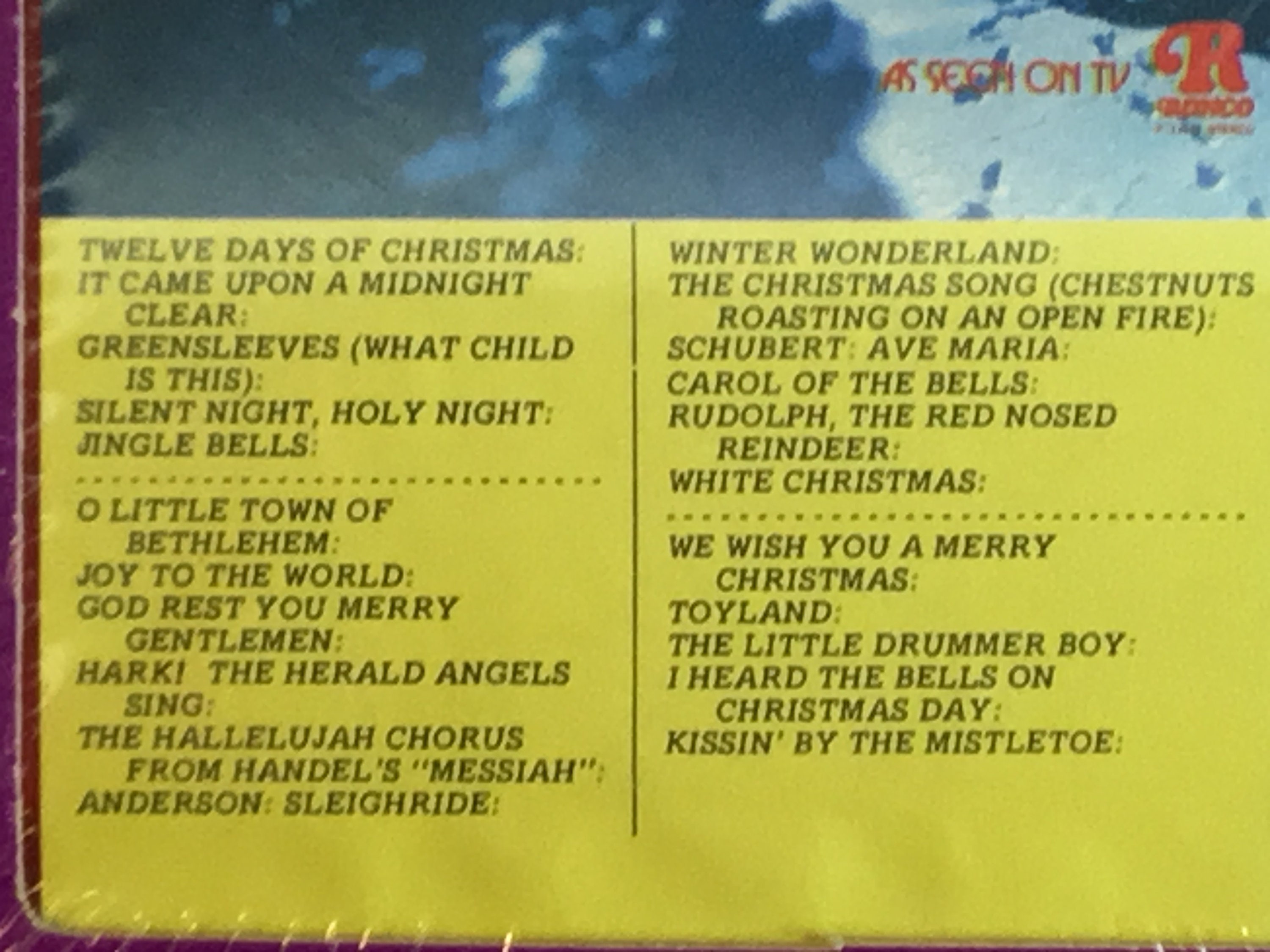 New Vintage 1670's Ronco Records A Christmas Present 8 Etsy UK