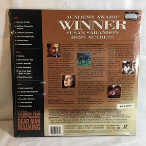 Nuovo film d&#39;epoca del 1996 Dead Man Walking Deluxe Widescreen Version Import Laserdisc LD Dolby Surround Contenuti extra Susan Sarandon Sean Penn