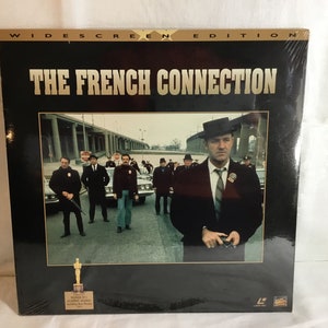 New Vintage 1996 The French Connection Laserdisc LD Widescreen Edition Cat#0100985, Digital Sound. 5 Academy Awards, Gene Hackman, Movie
