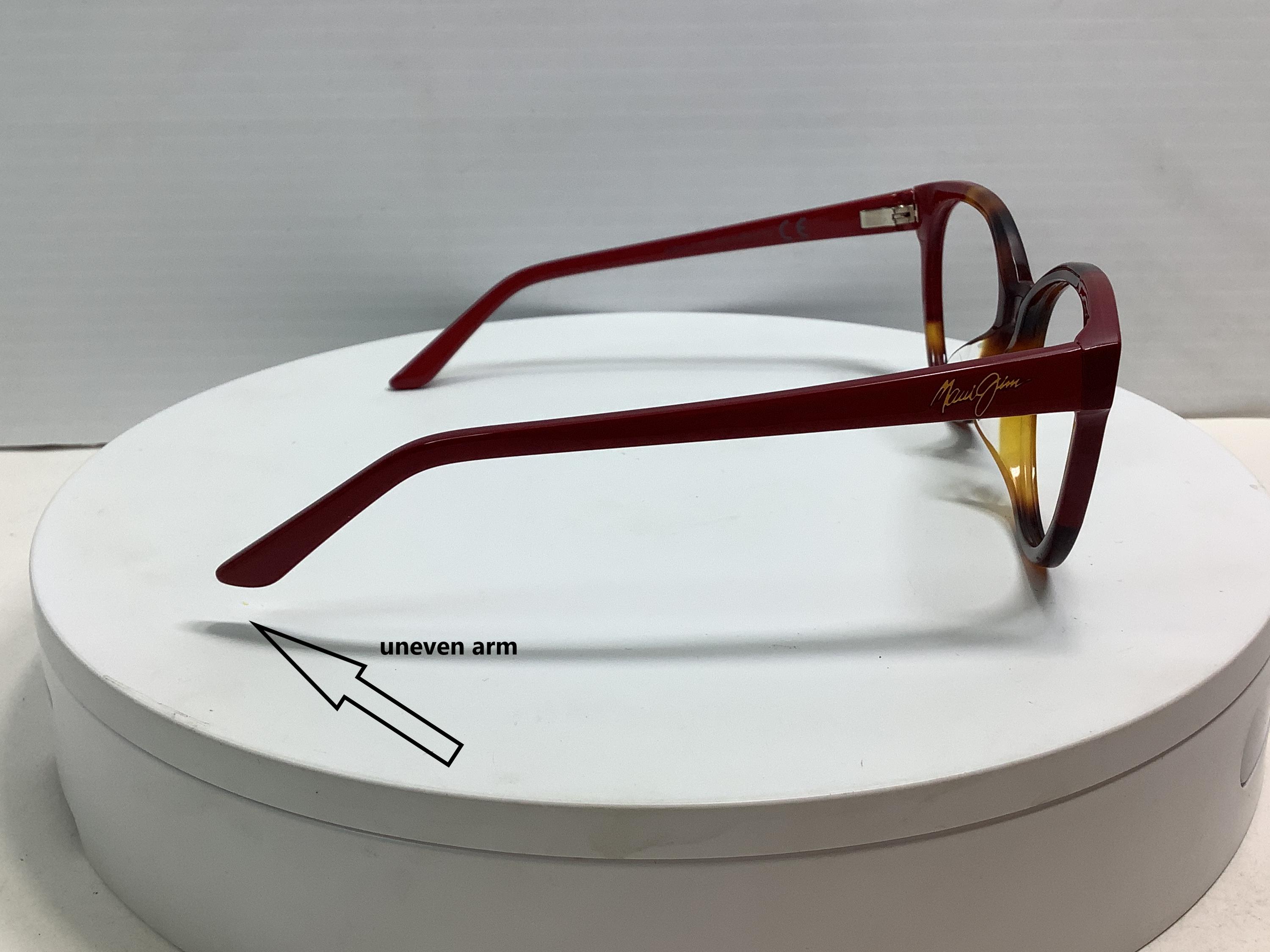 Maui Jim Sunglasses: Tortoise With Red Frame - Made in Italy 